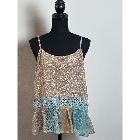 Women's Top by Gypsy 05 Boho Chic Summer Sheer Top Size S - Picture 16 of 16